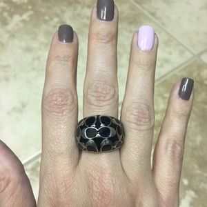 Coach Dome Signature Ring Size 7