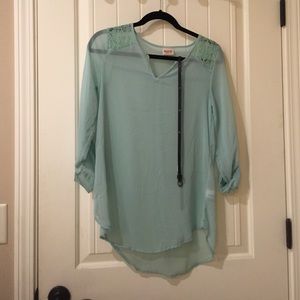 Aqua tunic