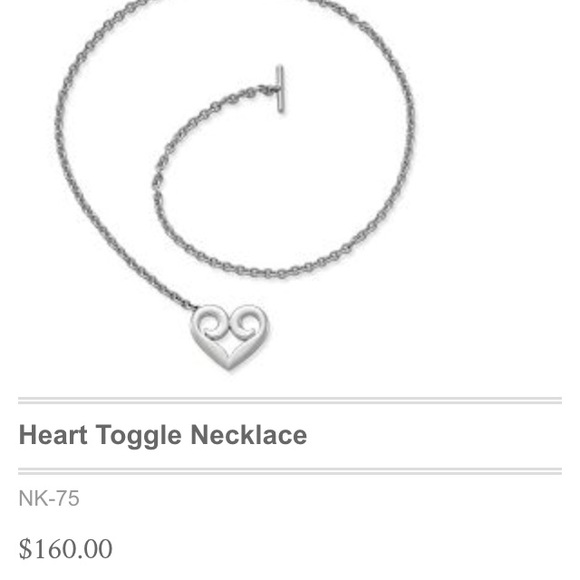 James Avery Heart Toggle Necklace