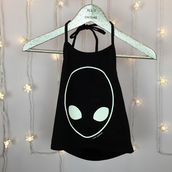 Alien Halter Crop Top - Picture 4 of 4