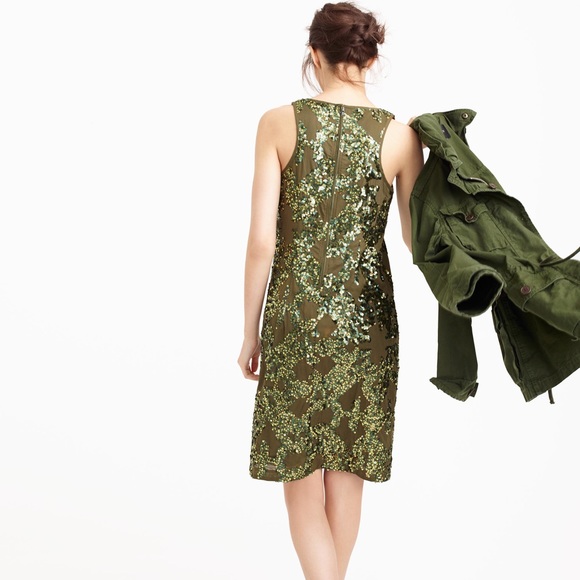 J. Crew Iridescent Sequin Shift Dress - Picture 2 of 4