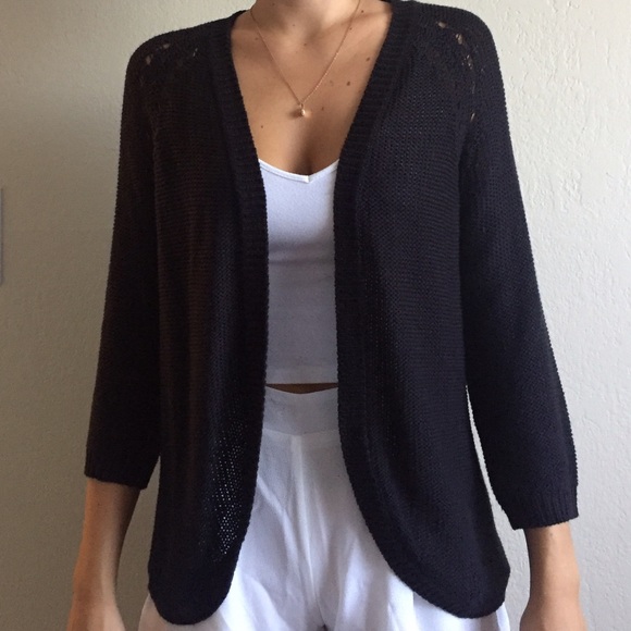 H&M black cardigan