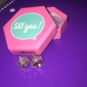 Vintage Rose Swarovski Crystal Earrings