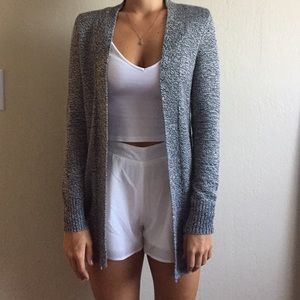 Gray cardigan