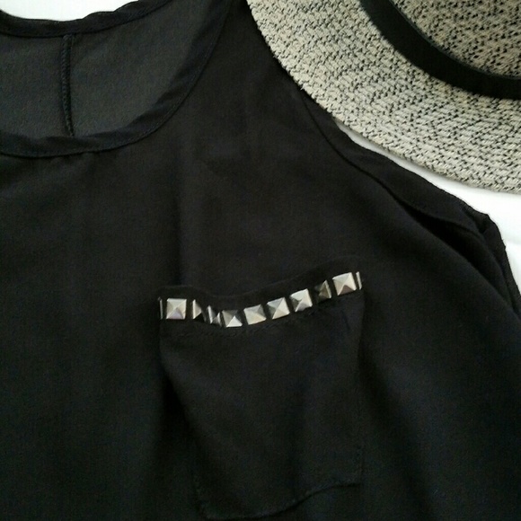 Sheer Black Top - Picture 2 of 2