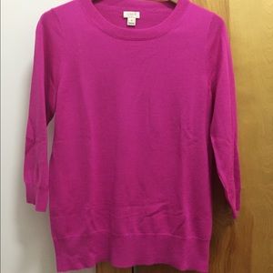 J. Crew | Sweater | Dark Pink | M