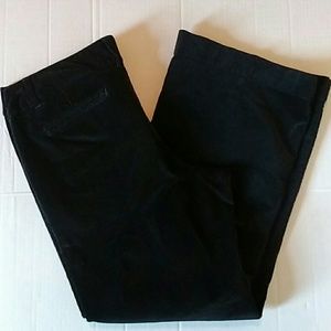 Gap Corduroy Trousers Pants Stretch Black 32"