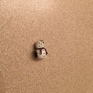 Authentic Pandora snowman bead/charm