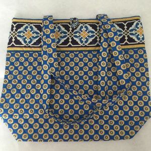 Vera Bradley NWOT Tote Riviera Blue