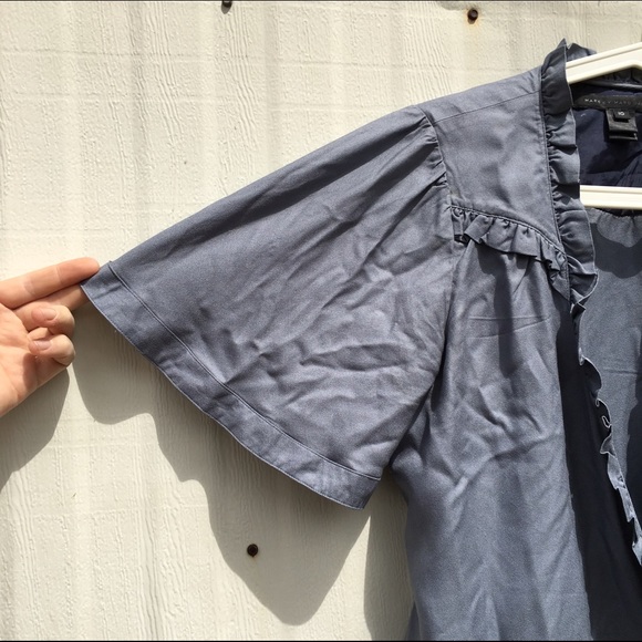 Silk wrap blouse - Picture 2 of 4