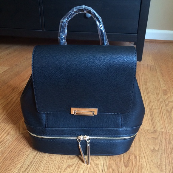 Aldo Black Foundation Bag Backpack NWT