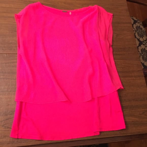 Ellie Tahari Overlay Blouse