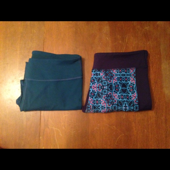 Two pairs of Fabletics capris