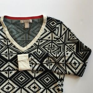 Banana Republic tribal print sweater