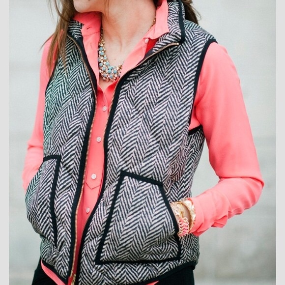 Jackets & Blazers - Herringbone Vest