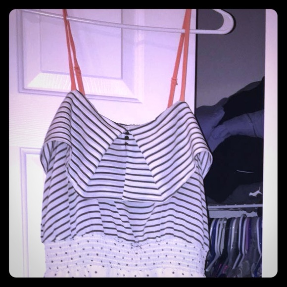 Xhilaration Dresses & Skirts - Cute polka dot and stripe dress