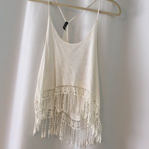 Festival white tank top