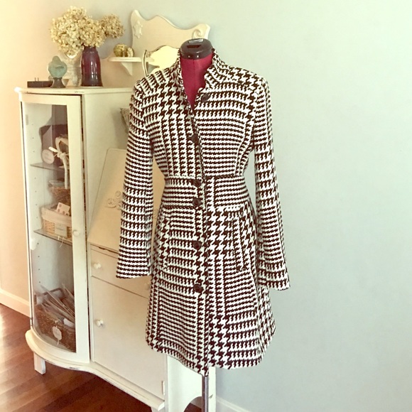 Herringbone winter coat. Like new.