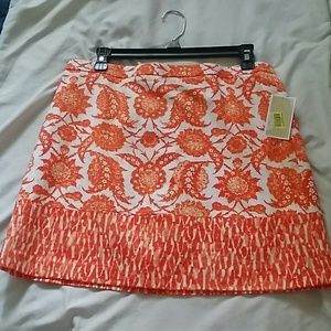 Michael Kors Orange design mini skirt