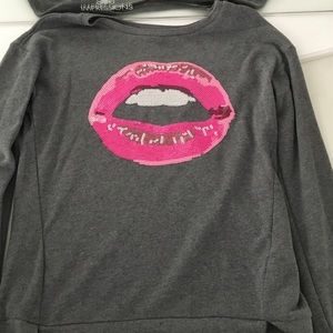 Authentic juicy couture lips sweatshirt