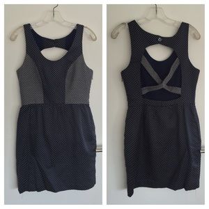 Madewell X-back Swiss Dot Dress