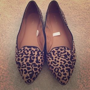 Animal print flats!