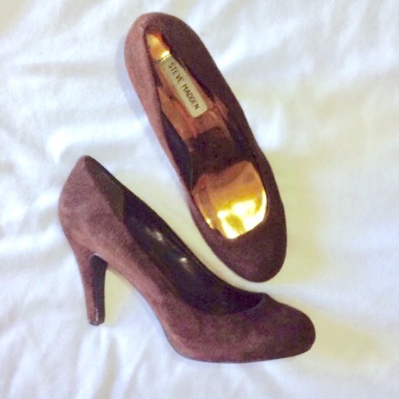 FINAL Steve Madden Suede Brown Pumps