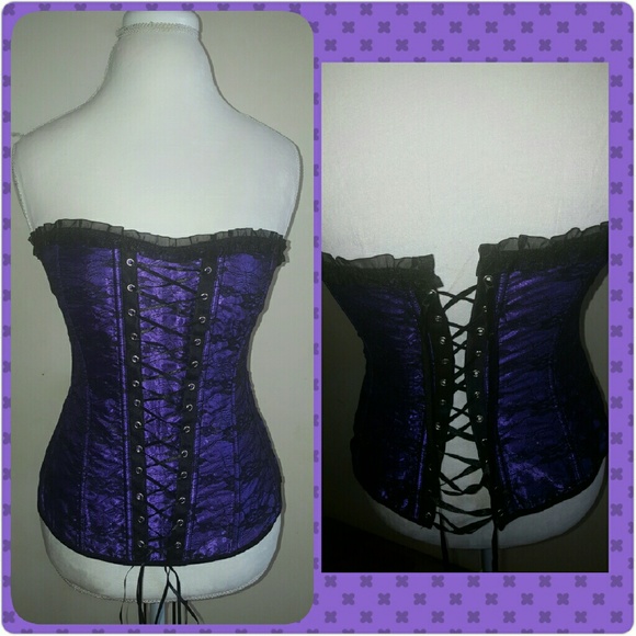 Purple corset