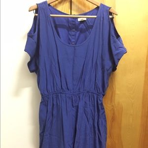 Silence + Noise | Cutout Dress | Blue & Black | L