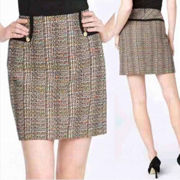 Trina Turk Tweed Skirt