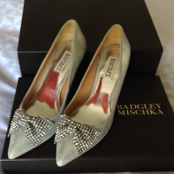 NWT Badgley Mischka heels - size 7 - Picture 2 of 5