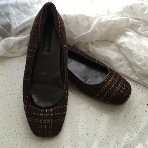 Steve Madden tweed flats