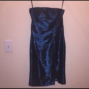 Blue Calvin Klein Mini Dress