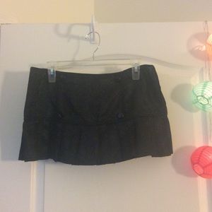 Lip service black mini skirt