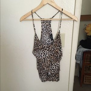 Leopard tank top