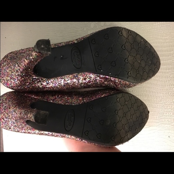 🌺NWOT🌺 Multi-colored glitter pumps - Picture 4 of 4