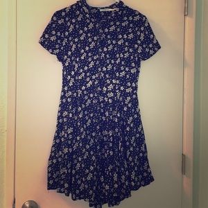 Ecoté button down floral dress