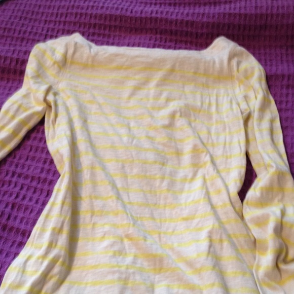 Long sleeve, striped t-shirt