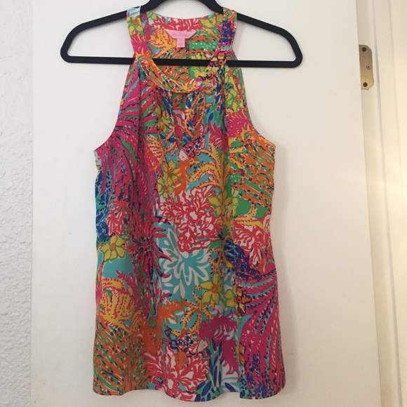 Lilly Pulitzer printed silk top