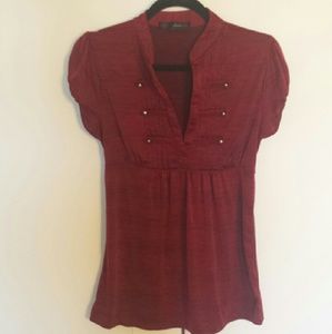 Heart Soul red top size m