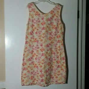 Liz claiborne fower pattern dress