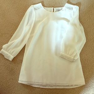Festive White Blouse