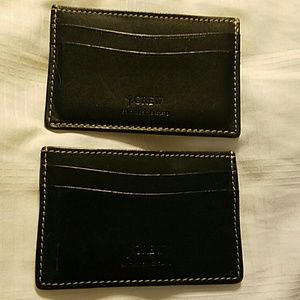 JCREW leather credit card holder.   Price is for 1