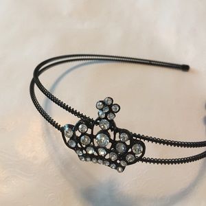 Rhinestone crown headband