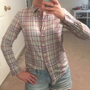 J. Crew Button Down Plaid Shirt