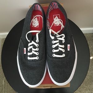 Grey Wool Vans Authentic