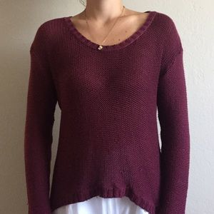 Maroon sweater
