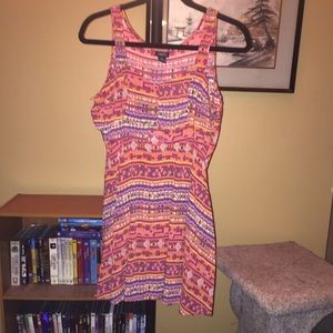 Rue 21 patterned minidress with cutout