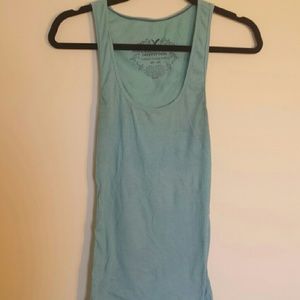 American Eagle blue tank size m