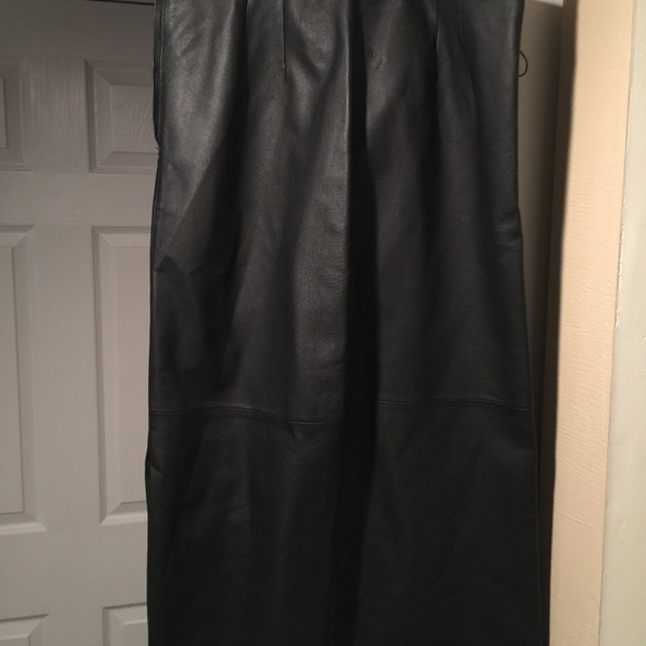 Forenza black Leather skirt
